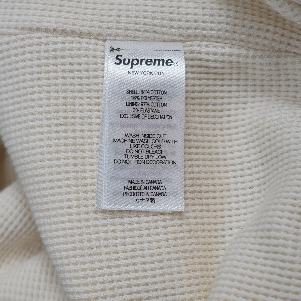 Supreme 25AW Arc Thermal Lined Zip Up Hooded Sweatshirtアーチ ロゴ サーマル ラインド ジップ アップ フーデッドスウェットシャツ パーカー 古着・中古-7枚目のアイテム画像