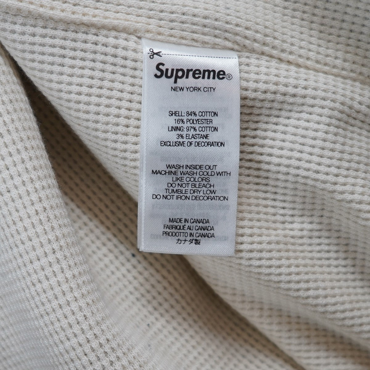 Supreme 25AW Arc Thermal Zip Up Hooded Sweatshirtアーチ ロゴ サーマル ジップ アップ フーデットスウェットシャツ パーカー 古着・中古-8枚目のアイテム画像