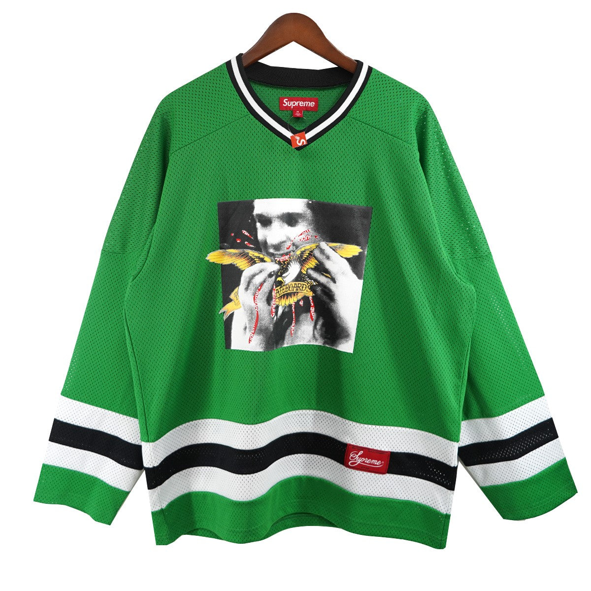 Supreme×ANTIHERO 25AW ANTIHERO Ozzy Hockey Jerseyアンタイヒーロー オジー ホッケー ジャージ- ロゴ プルオーバー ゲームシャツ 古着・中古-1枚目のアイテム画像