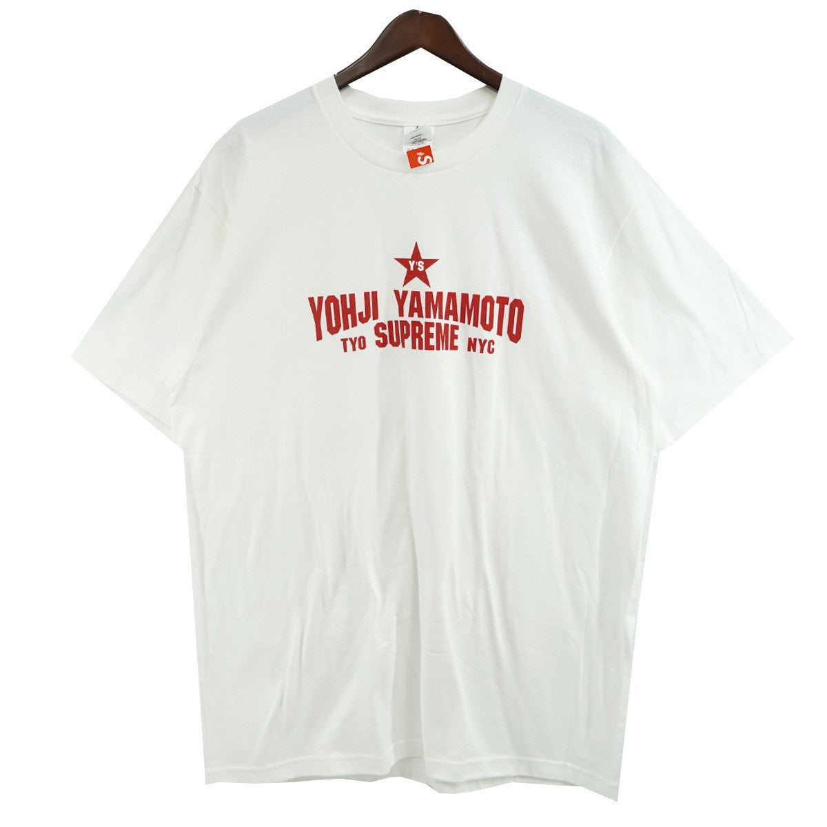 Supreme×YOHJI YAMAMOTO 25AW Y’s by Yohji Yamamoto Star Teeワイズ ヨウジ ヤマモト スター ロゴ コラボ Tシャツ 古着・中古-1枚目のアイテム画像
