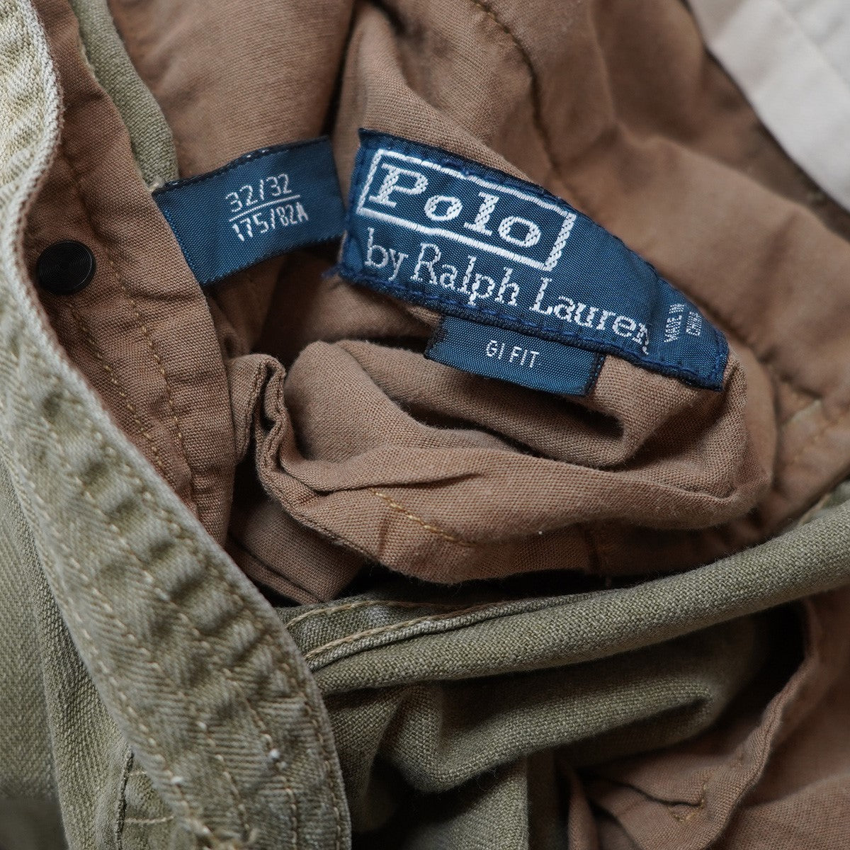 POLO RALPH LAUREN Vintage ヴィンテージ ユーズド加工 GI FIT TROUSERS トラウザース パンツ 古着・中古-10枚目のアイテム画像