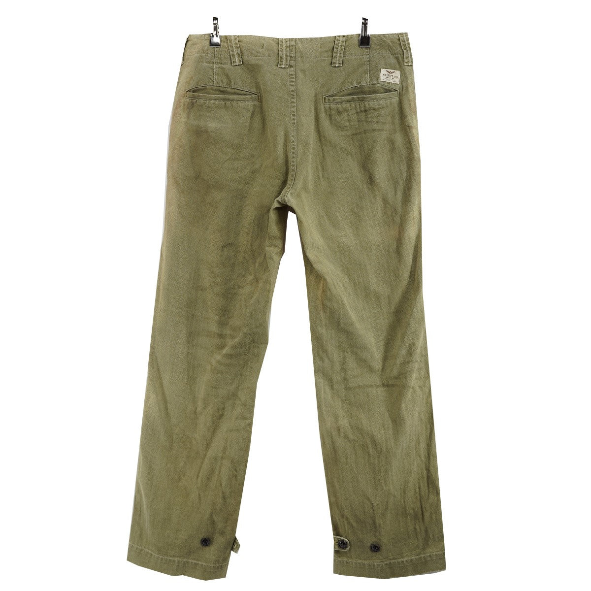 POLO RALPH LAUREN Vintage ヴィンテージ ユーズド加工 GI FIT TROUSERS トラウザース パンツ 古着・中古-3枚目のアイテム画像