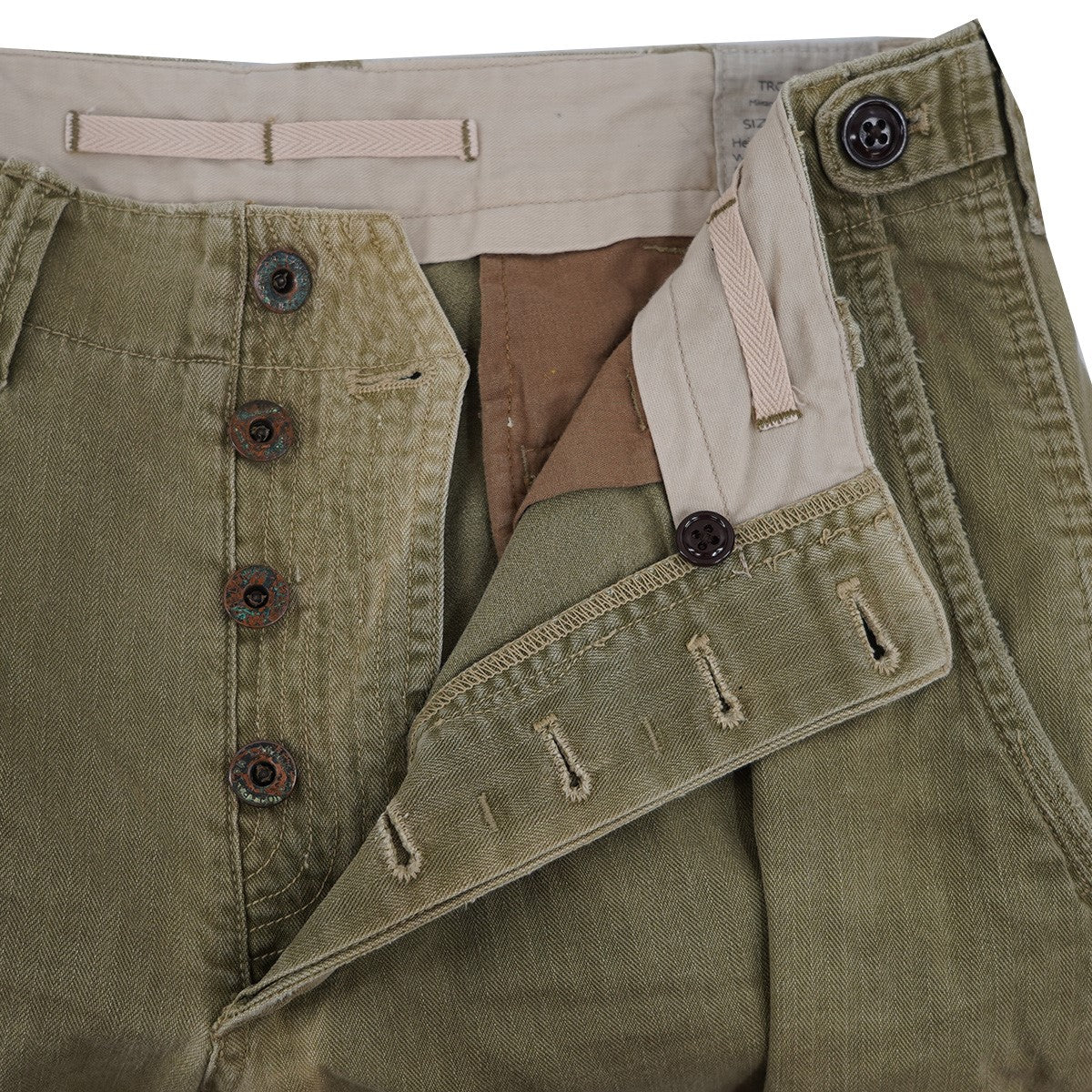 POLO RALPH LAUREN Vintage ヴィンテージ ユーズド加工 GI FIT TROUSERS トラウザース パンツ 古着・中古-8枚目のアイテム画像