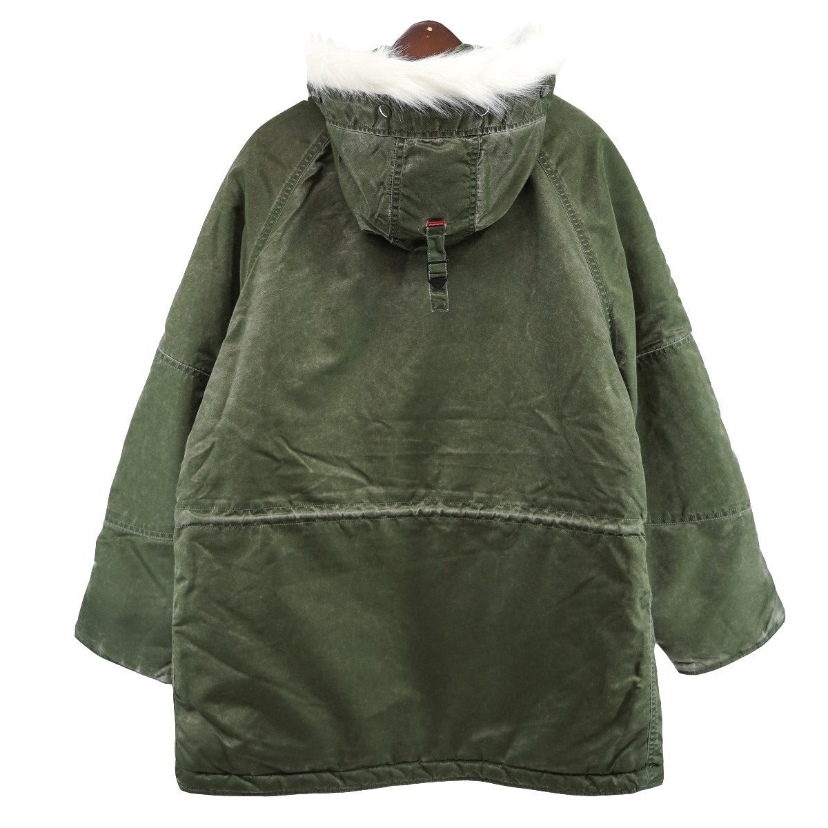 Supreme 24AW Washed Flight Satin N-3B Parkaロゴ ウォッシュド フライト サテン N-3B パーカー 加工 ジャケット 古着・中古-3枚目のアイテム画像