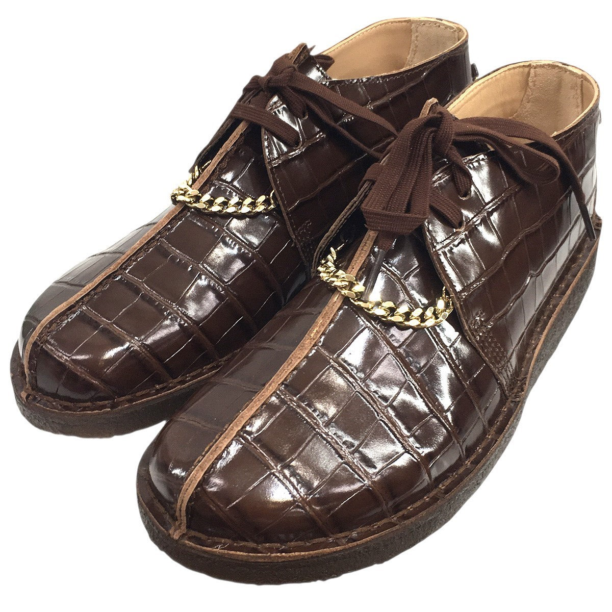 Supreme×MARTINE ROSE 24AW Martine Rose × Clarks Desert Trekデザートトレック チェーン 型押し ブーツ シューズ 靴 古着・中古-2枚目のアイテム画像