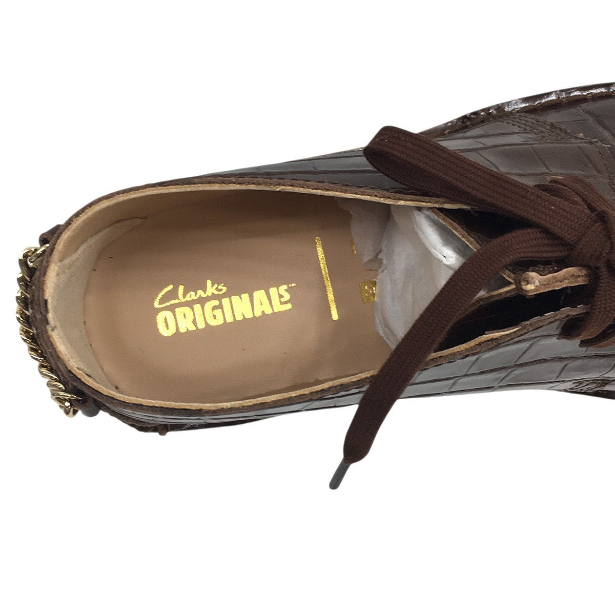 Supreme×MARTINE ROSE 24AW Martine Rose × Clarks Desert Trekデザートトレック チェーン 型押し ブーツ シューズ 靴 古着・中古-6枚目のアイテム画像