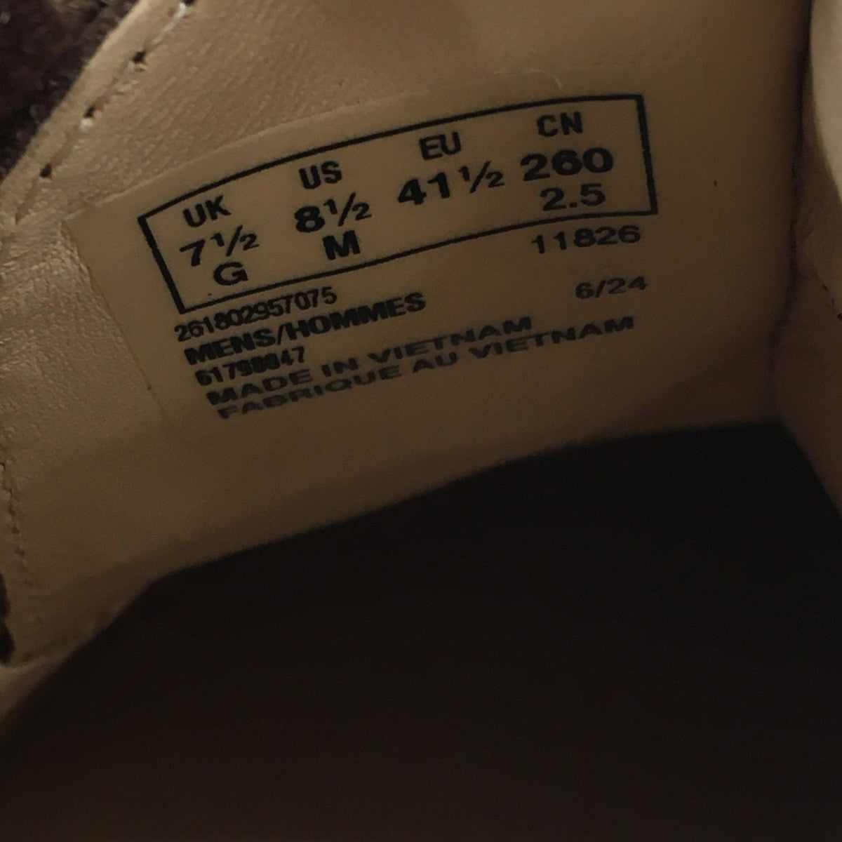 Supreme×MARTINE ROSE 24AW Martine Rose × Clarks Desert Trekデザートトレック チェーン 型押し ブーツ シューズ 靴 古着・中古-7枚目のアイテム画像