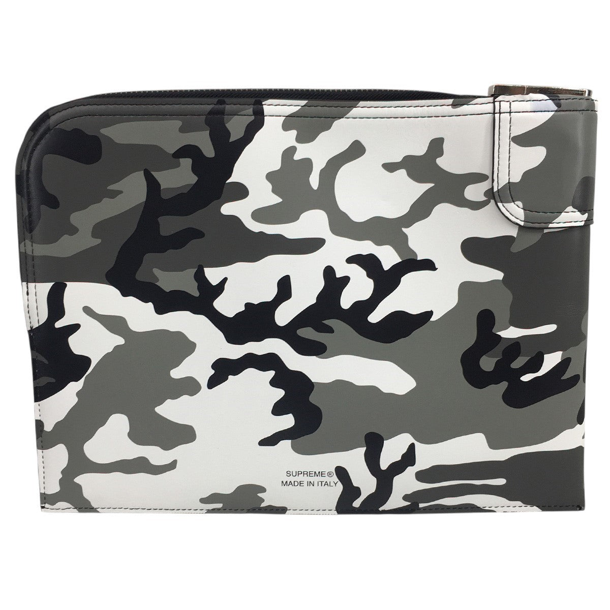 25SS Leather Money Bag Snow Camoイタリア製 レザー マネー ロゴ カモ 迷彩 バッグ 鞄