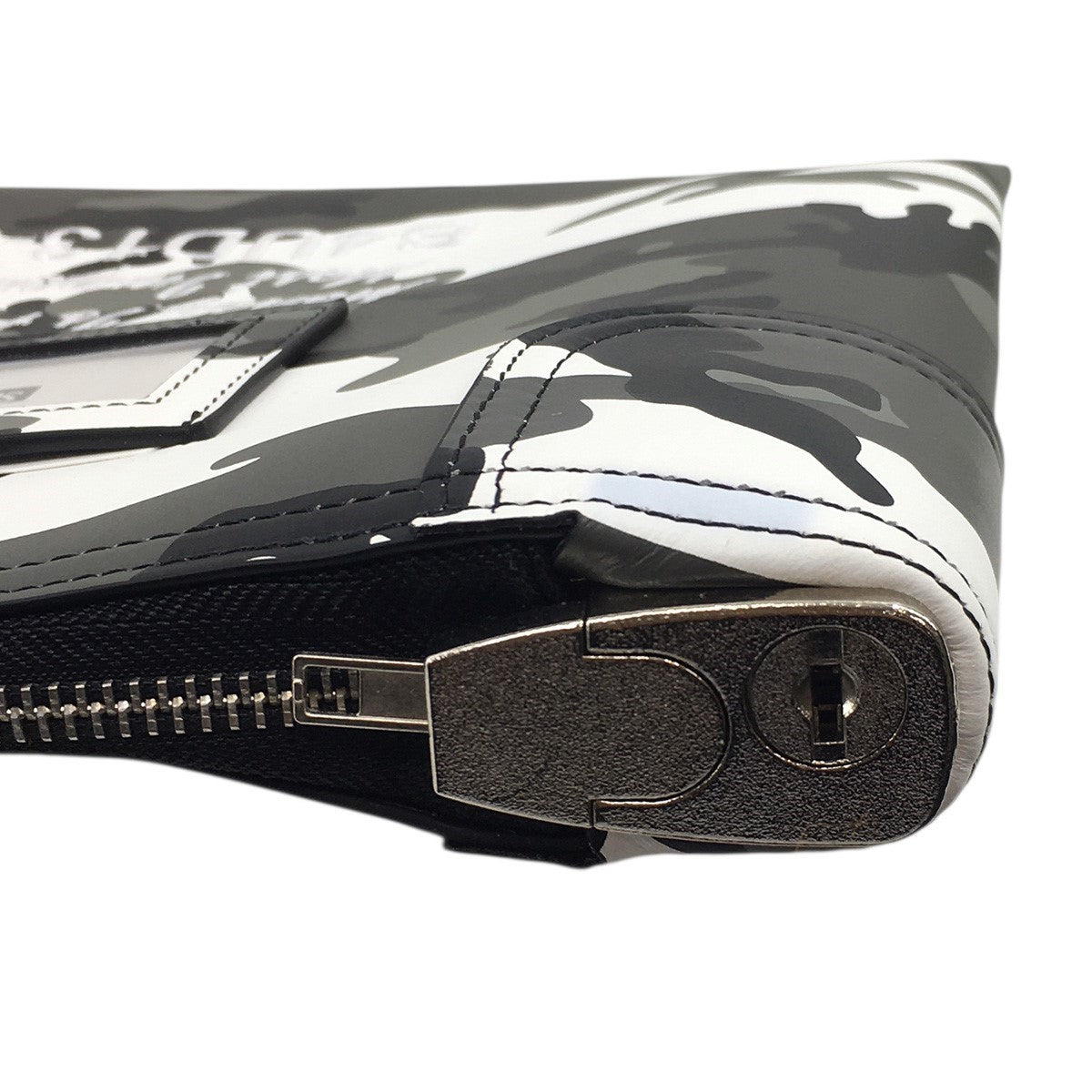 25SS Leather Money Bag Snow Camoイタリア製 レザー マネー ロゴ カモ 迷彩 バッグ 鞄