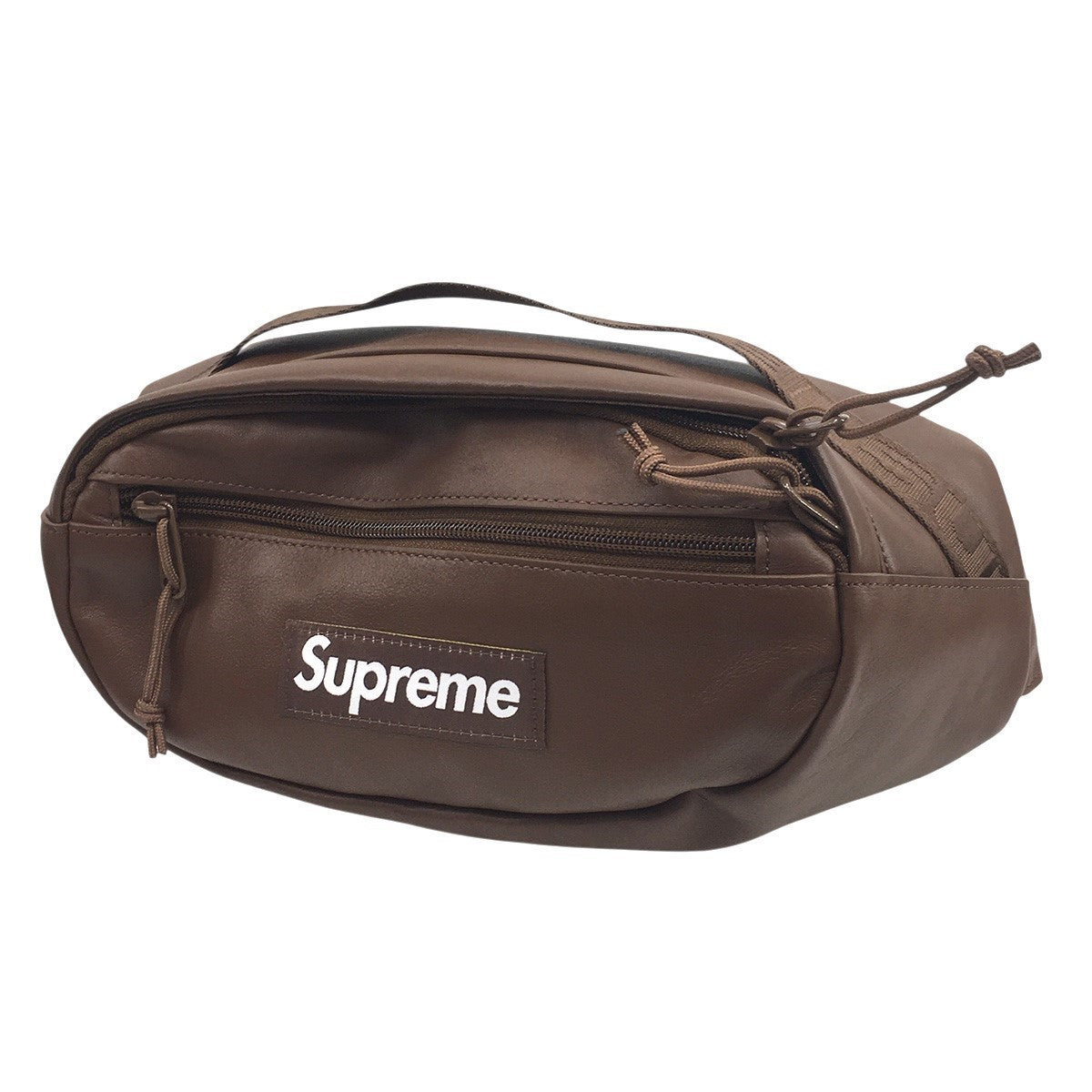 Supreme 24AW Leather Waist Bagボックスロゴ レザー ウエスト バッグ 鞄 古着・中古-1枚目のアイテム画像