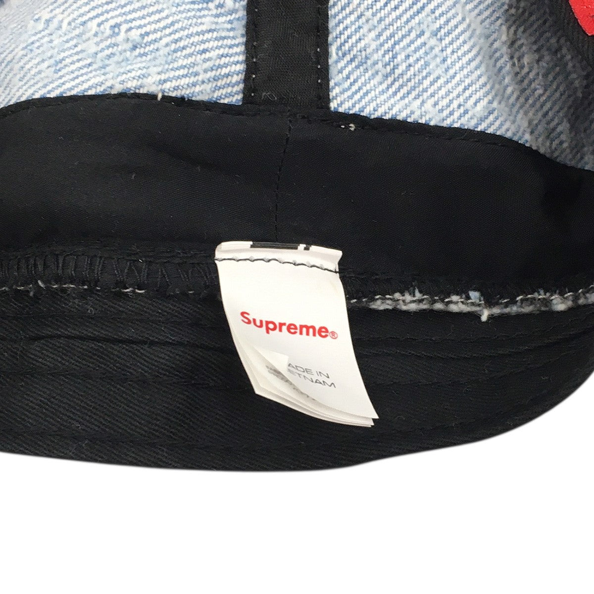Supreme 24AW Needle Punch Denim Crusherニードル パンチ デニム クラッシャー ロゴ ハット 帽子 古着・中古-7枚目のアイテム画像