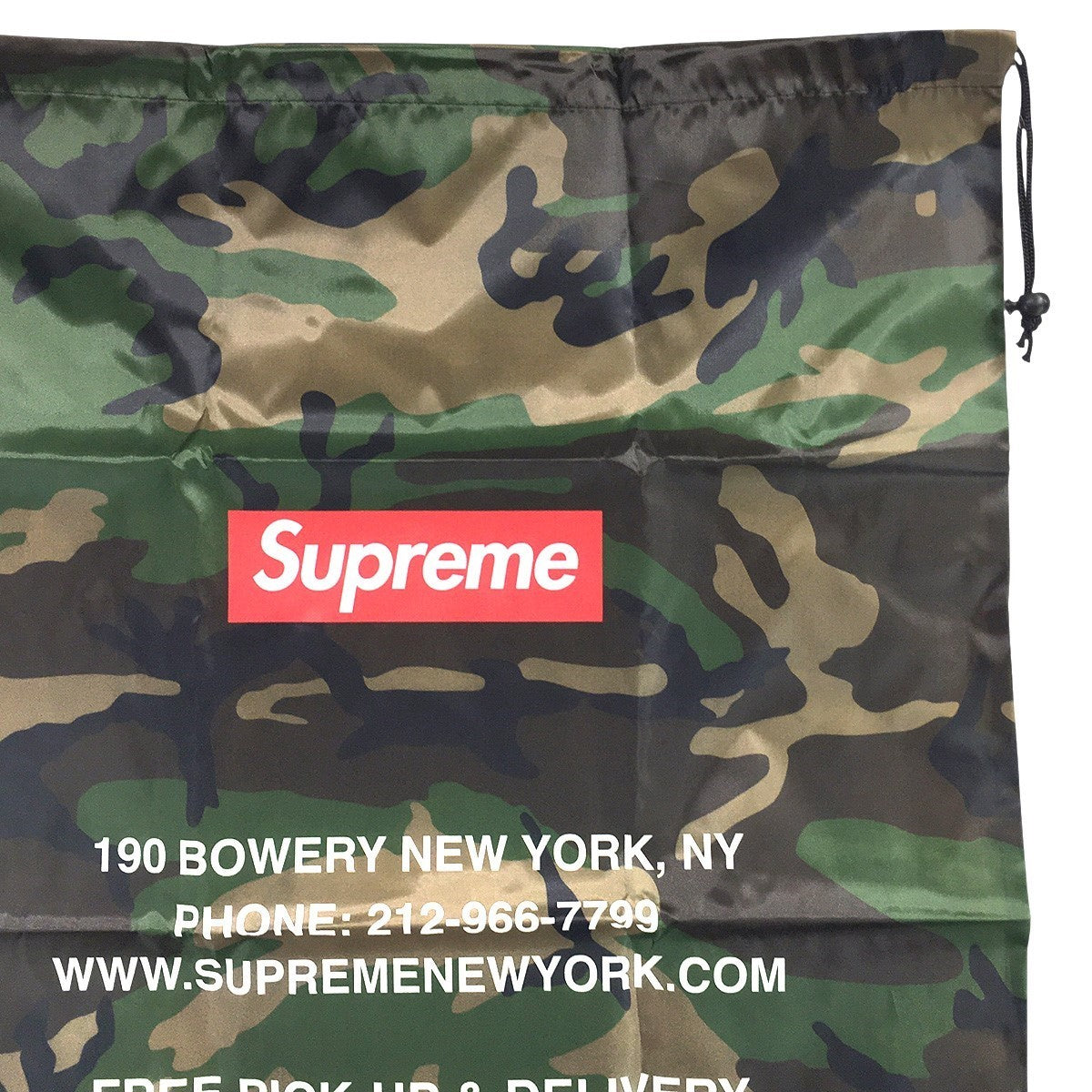 25AW Laundry Bag25FW ノベルティー カモ 迷彩 ボックスロゴ ランドリーバッグ