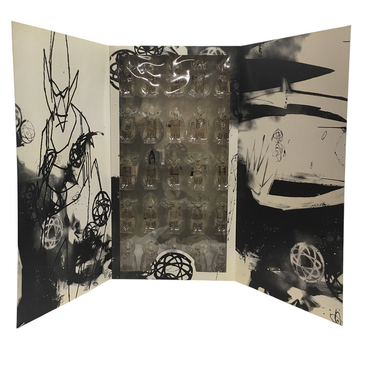 MEDICOM TOY×Futura 500セット限定アイテム MEDICOM TOY Futura 2000 UNKLE Kubrick Set of 252004年発売 フューチュラ アンクル・キューブリック フィギュア セット 古着・中古-2枚目のアイテム画像