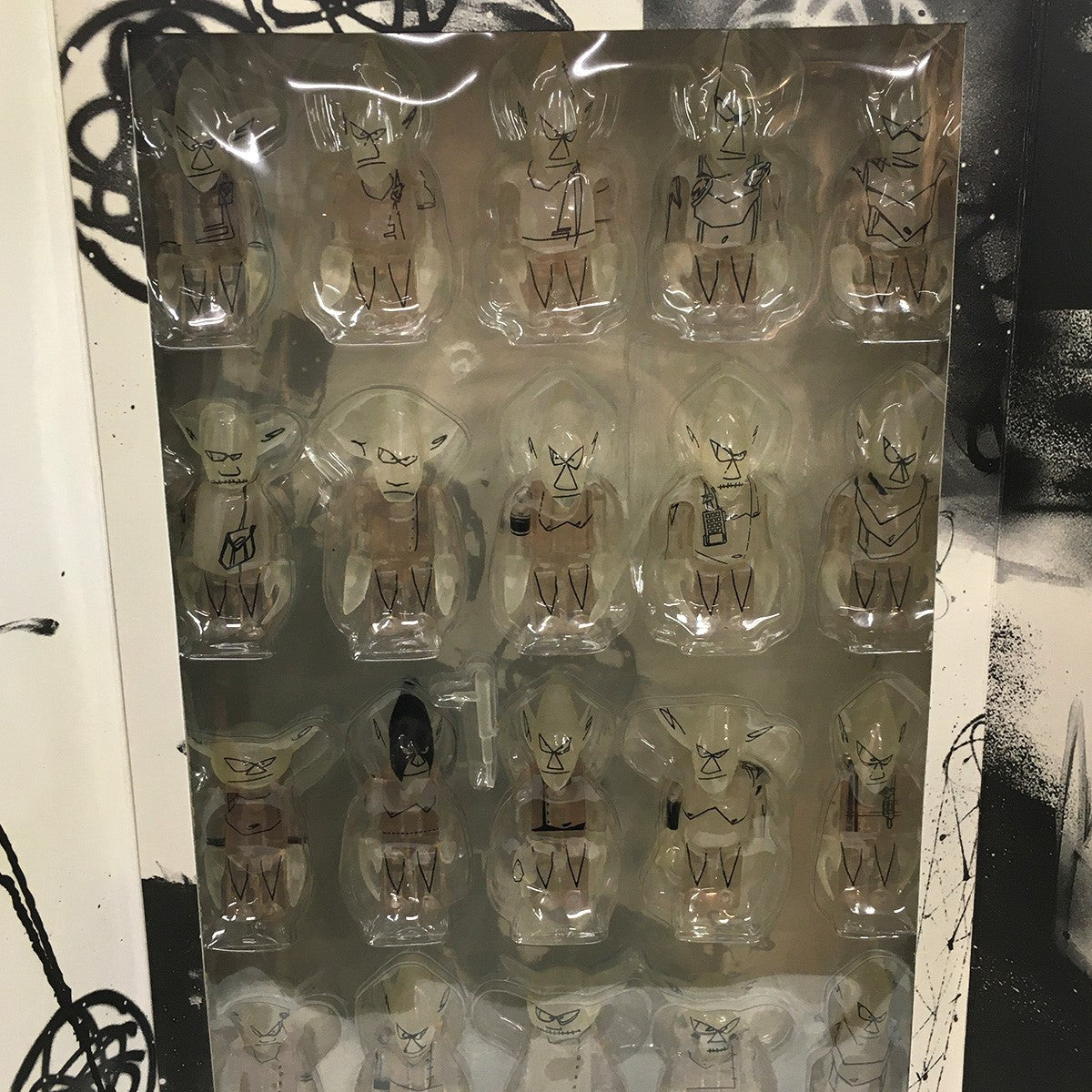 MEDICOM TOY×Futura 500セット限定アイテム MEDICOM TOY Futura 2000 UNKLE Kubrick Set of 252004年発売 フューチュラ アンクル・キューブリック フィギュア セット 古着・中古-3枚目のアイテム画像