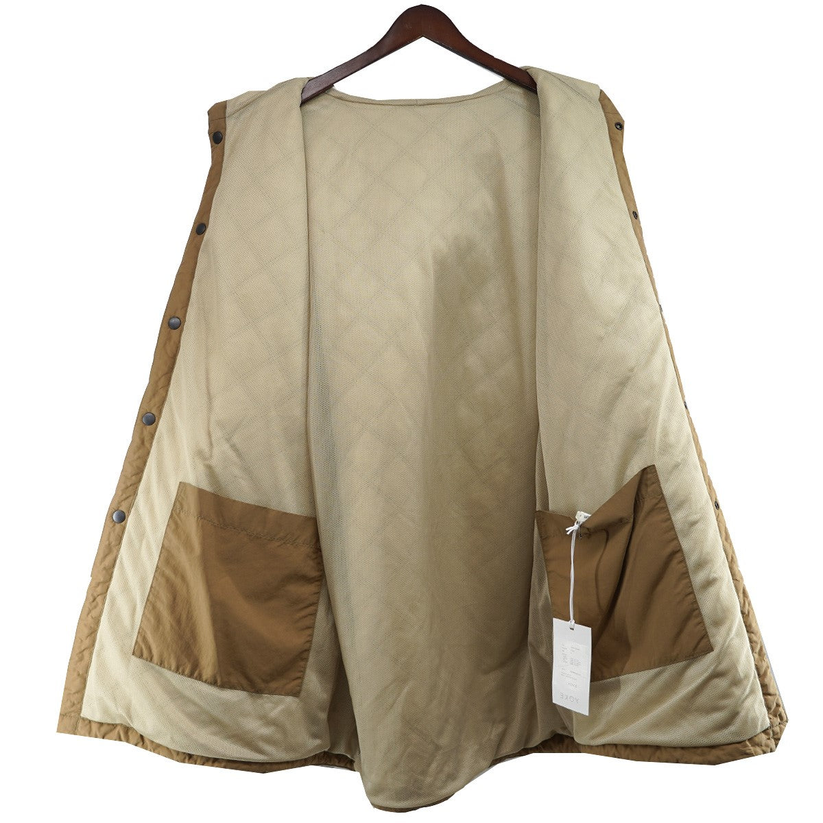 YOKE 23AW REVERSIBLE QUILTING HOODED COATキルティング フード フーデッド コート 古着・中古-2枚目のアイテム画像