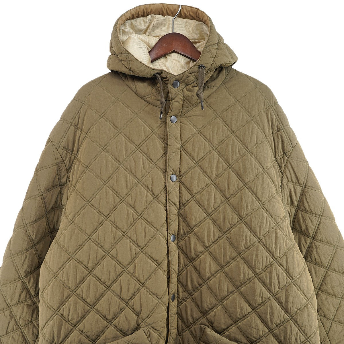 YOKE 23AW REVERSIBLE QUILTING HOODED COATキルティング フード フーデッド コート 古着・中古-3枚目のアイテム画像