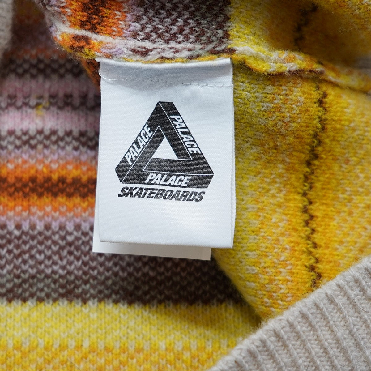 PALACE 22SS FAIRISLE KNIT VESTロゴ フェアアイル ノルディック ニット ベスト 古着・中古-6枚目のアイテム画像