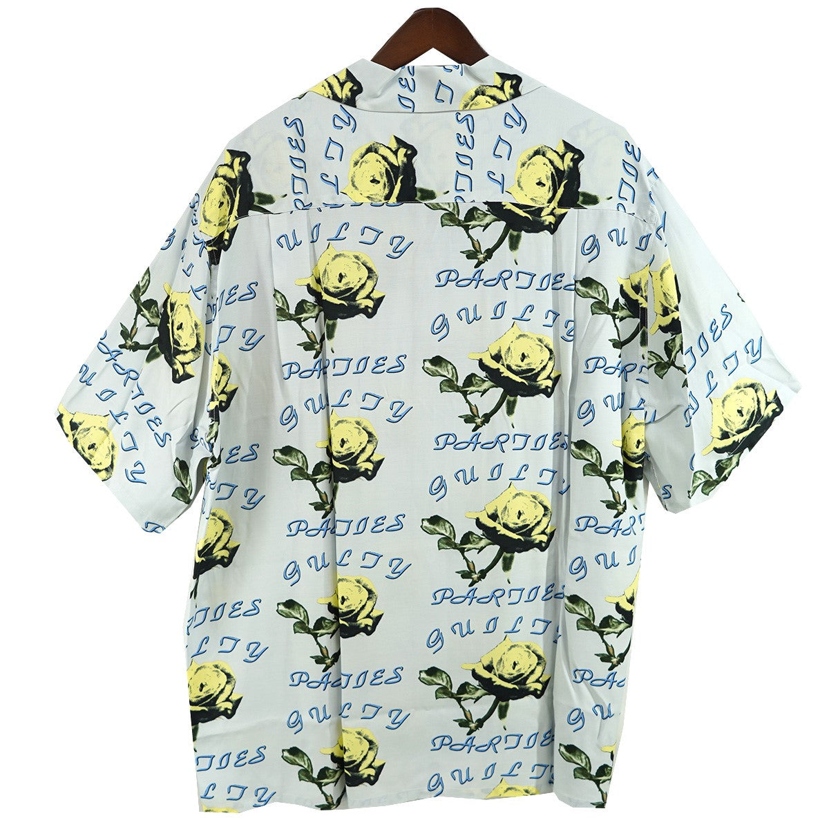 22SS HAWAIIAN SHIRT S／S (TYPE-4) ローズ バラハワイアンシャツ アロハ レーヨン オープンカラー 開襟 半袖シャツ