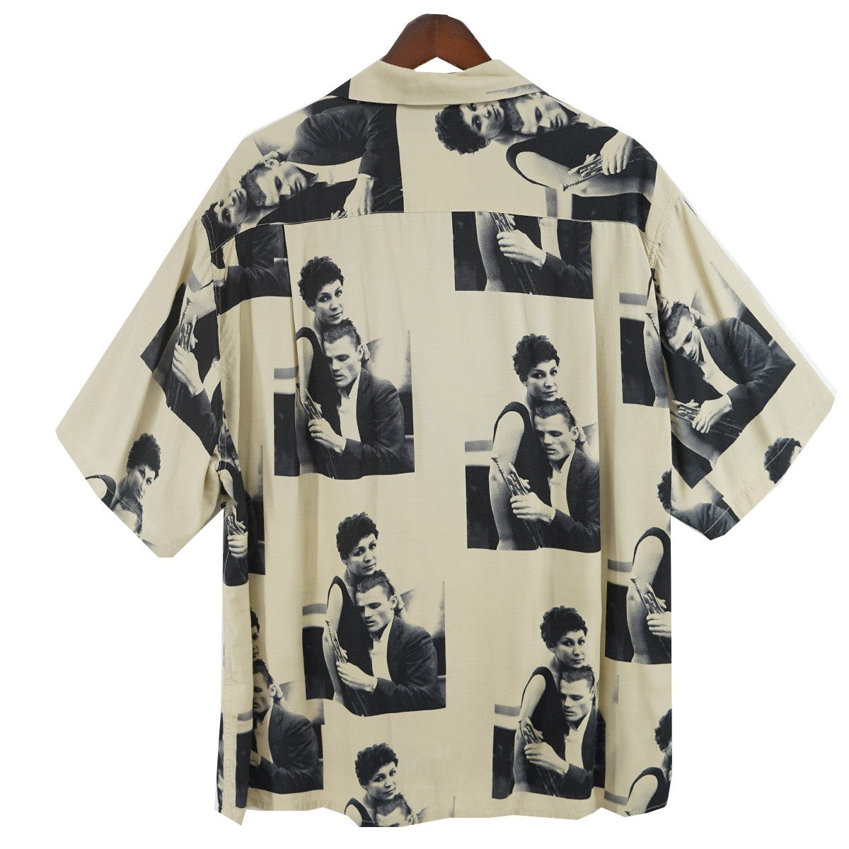 22SS CHET BAKER ／ S／S HAWAIIAN SHIRT (TYPE-3) チェット・ベイカー フォトハワイアンシャツ レーヨン アロハ 開襟 オープンカラー 半袖シャツ