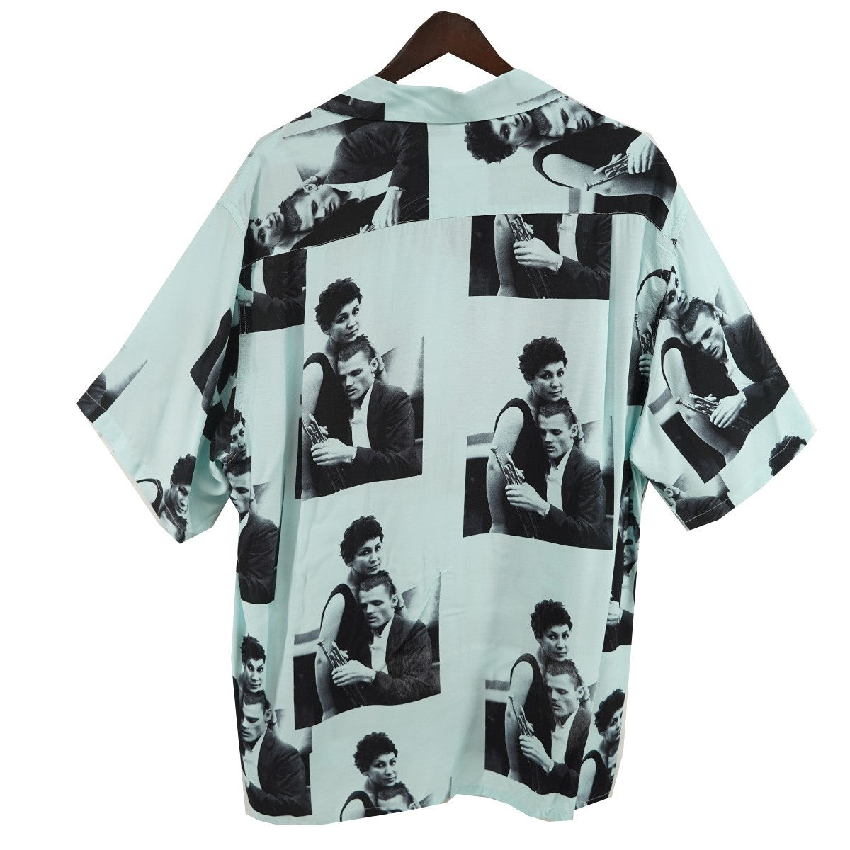 22SS CHET BAKER ／ S／S HAWAIIAN SHIRT (TYPE-3) チェット・ベイカー フォトハワイアンシャツ レーヨン アロハ 開襟 オープンカラー 半袖シャツ