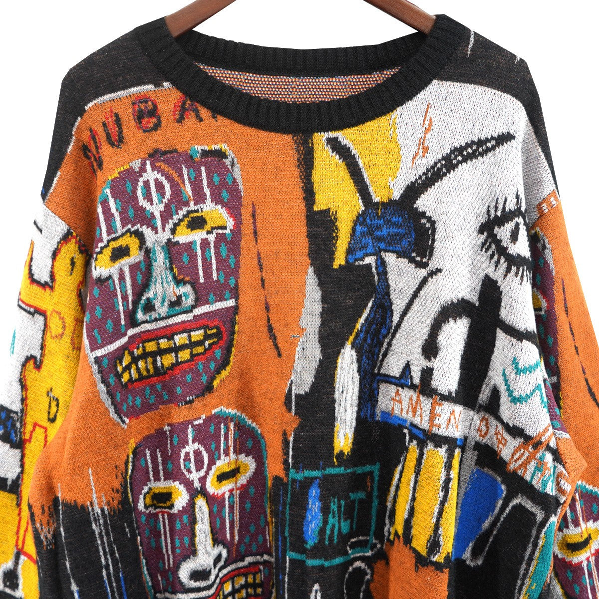 WACKO MARIA(ワコマリア) JEAN-MICHEL BASQUIAT MOHAIR KNIT JACQUARD