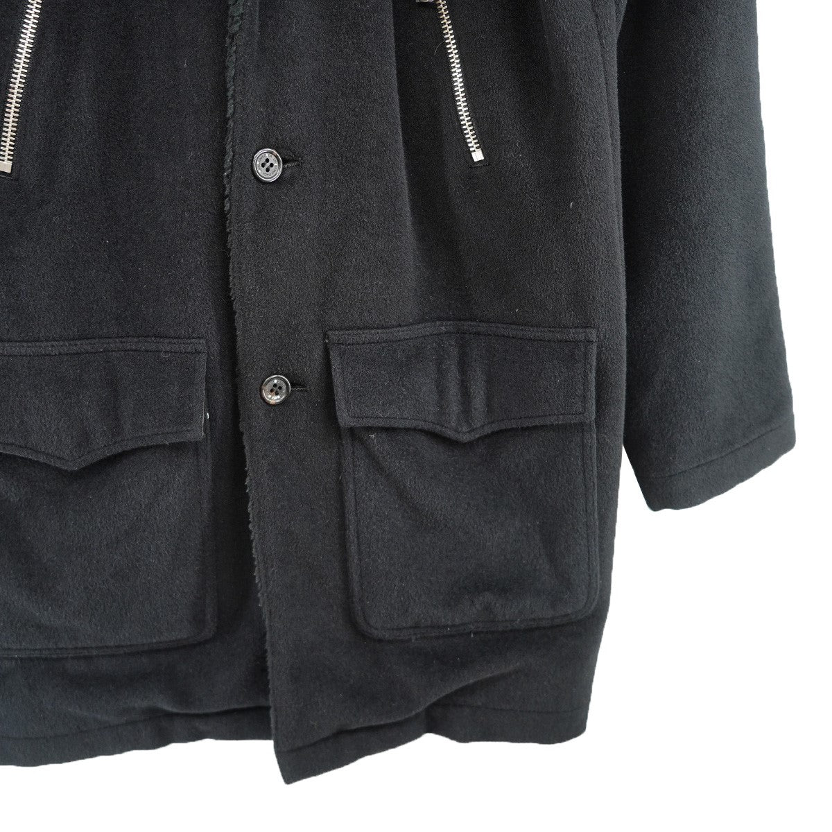 CHRISTIAN DADA WOOL ANGORA RANCH COATウール アンゴラ ランチ ボア コート 古着・中古-3枚目のアイテム画像