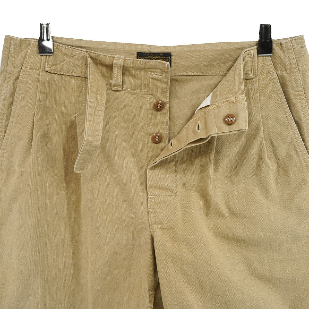 BUTCHER PRODUCTS GHURKA BELTED SHORTSグルカ ベルト ハーフパンツ ショーツ 古着・中古-2枚目のアイテム画像