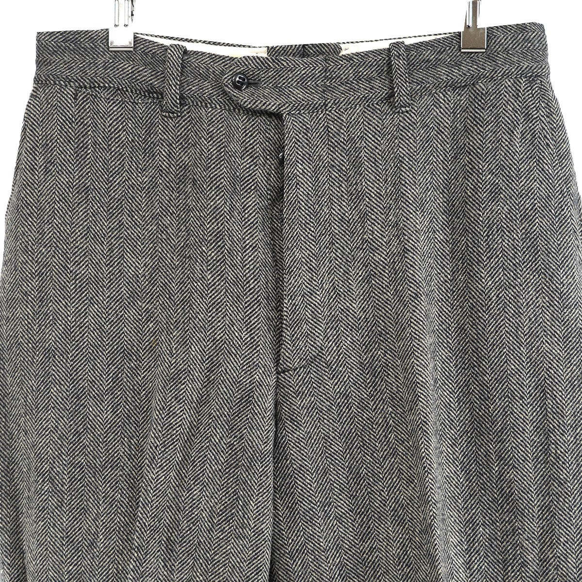 ATLAST ＆ CO(アットラスト) ウール トラウザース パンツ グレー