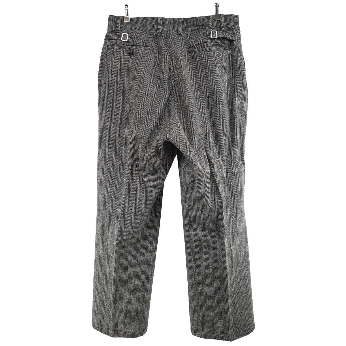 ATLAST ＆ CO(アットラスト) ウール トラウザース パンツ グレー