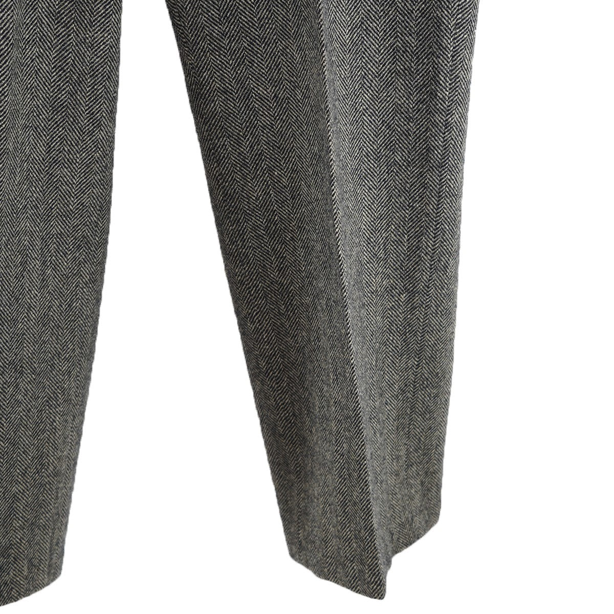 ATLAST ＆ CO(アットラスト) ウール トラウザース パンツ グレー