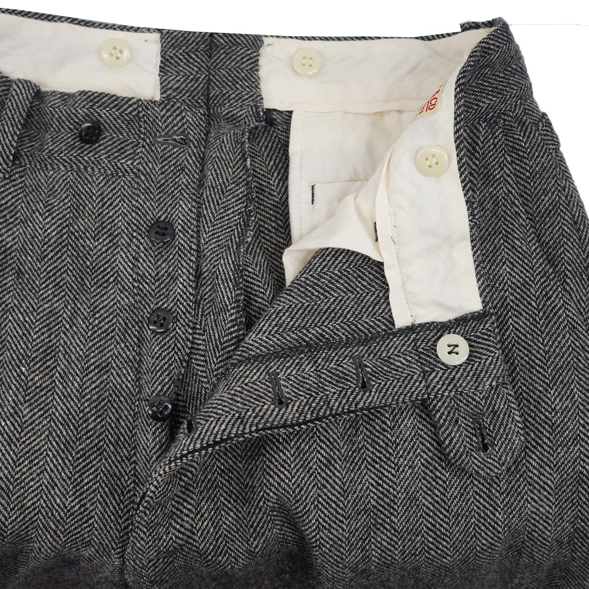 ATLAST ＆ CO(アットラスト) ウール トラウザース パンツ グレー