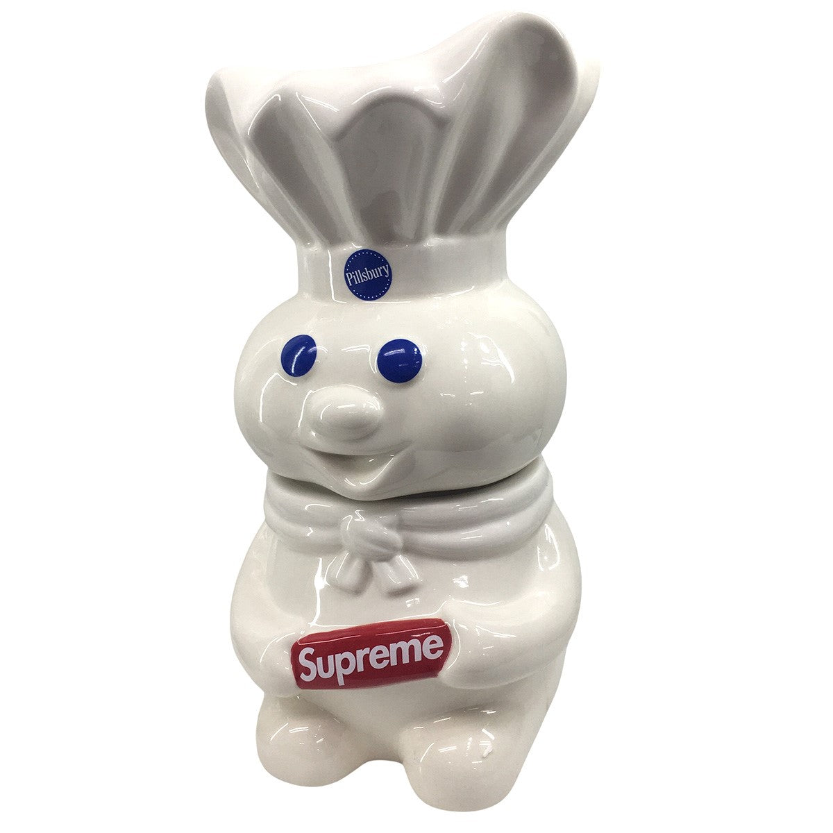 Supreme 22AW Pillsbury Doughboy Cookie Jarロゴ ドゥボーイ ピルズベリー クッキージャー 陶器 置物 古着・中古-1枚目のアイテム画像