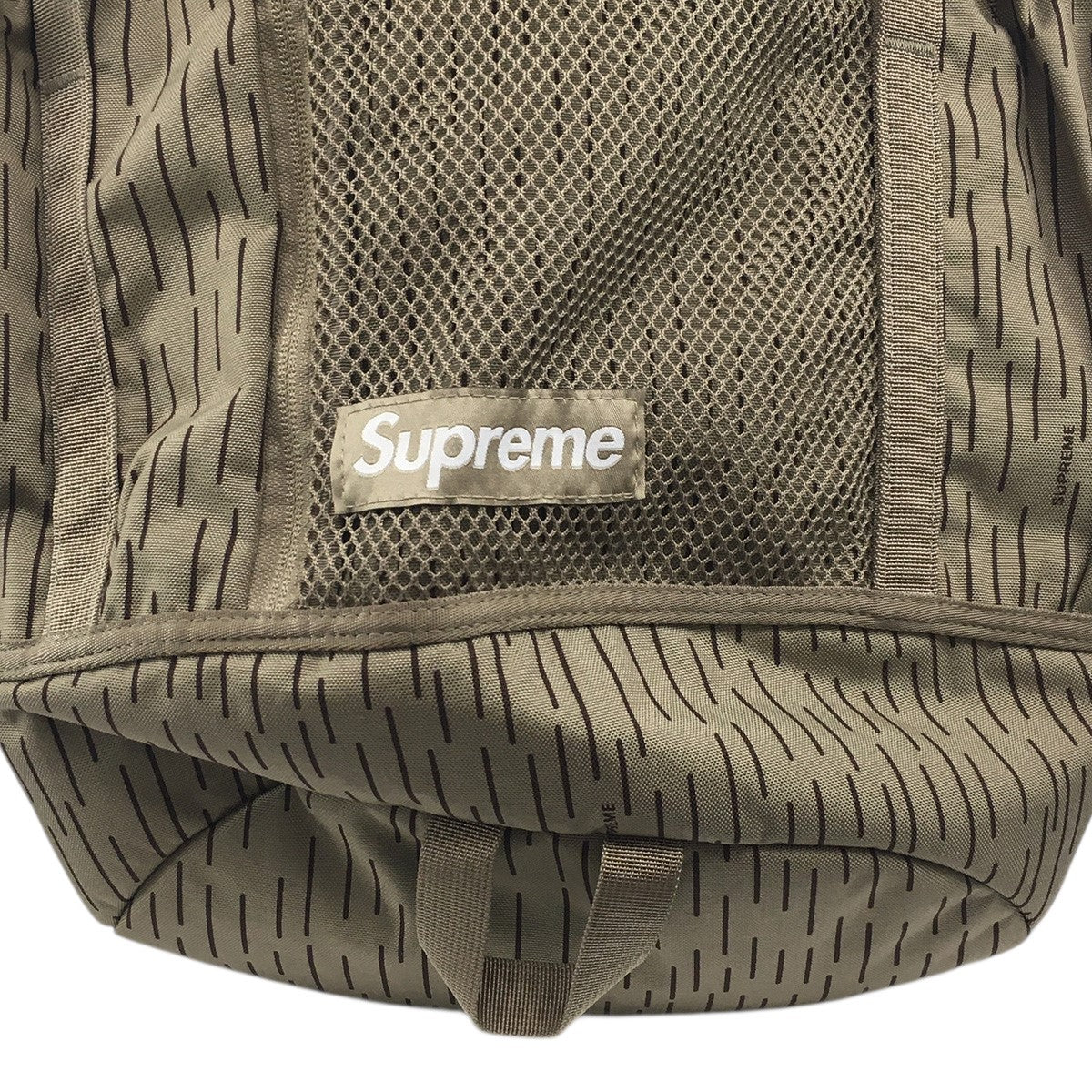 Supreme(シュプリーム) 24AW Backpack Tan Raindropロゴ タン レイン
