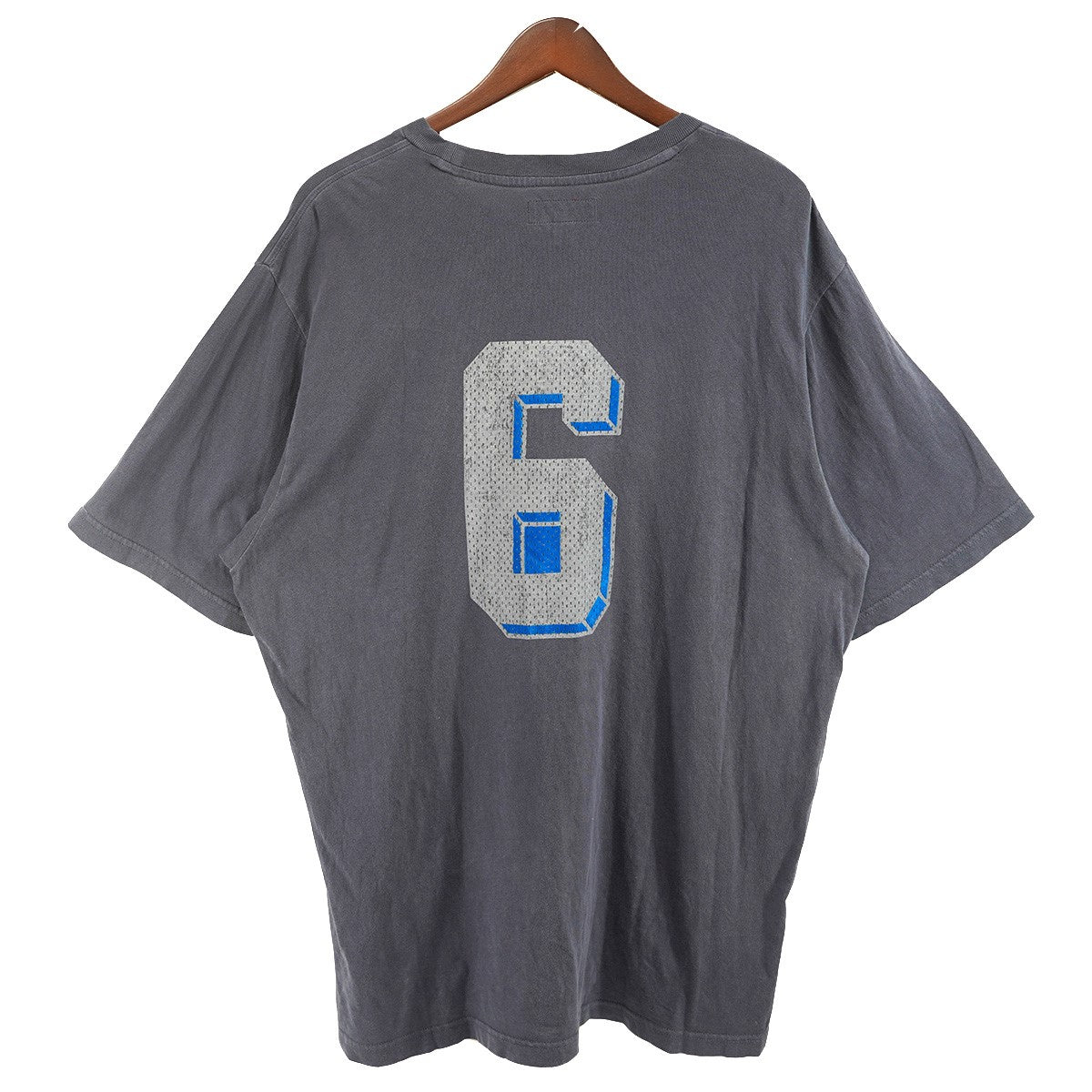 Supreme 25SS Flocked Washed S／S Topフロックド ウォッシュ エスエス トップ ロゴ Tシャツ 古着・中古-3枚目のアイテム画像
