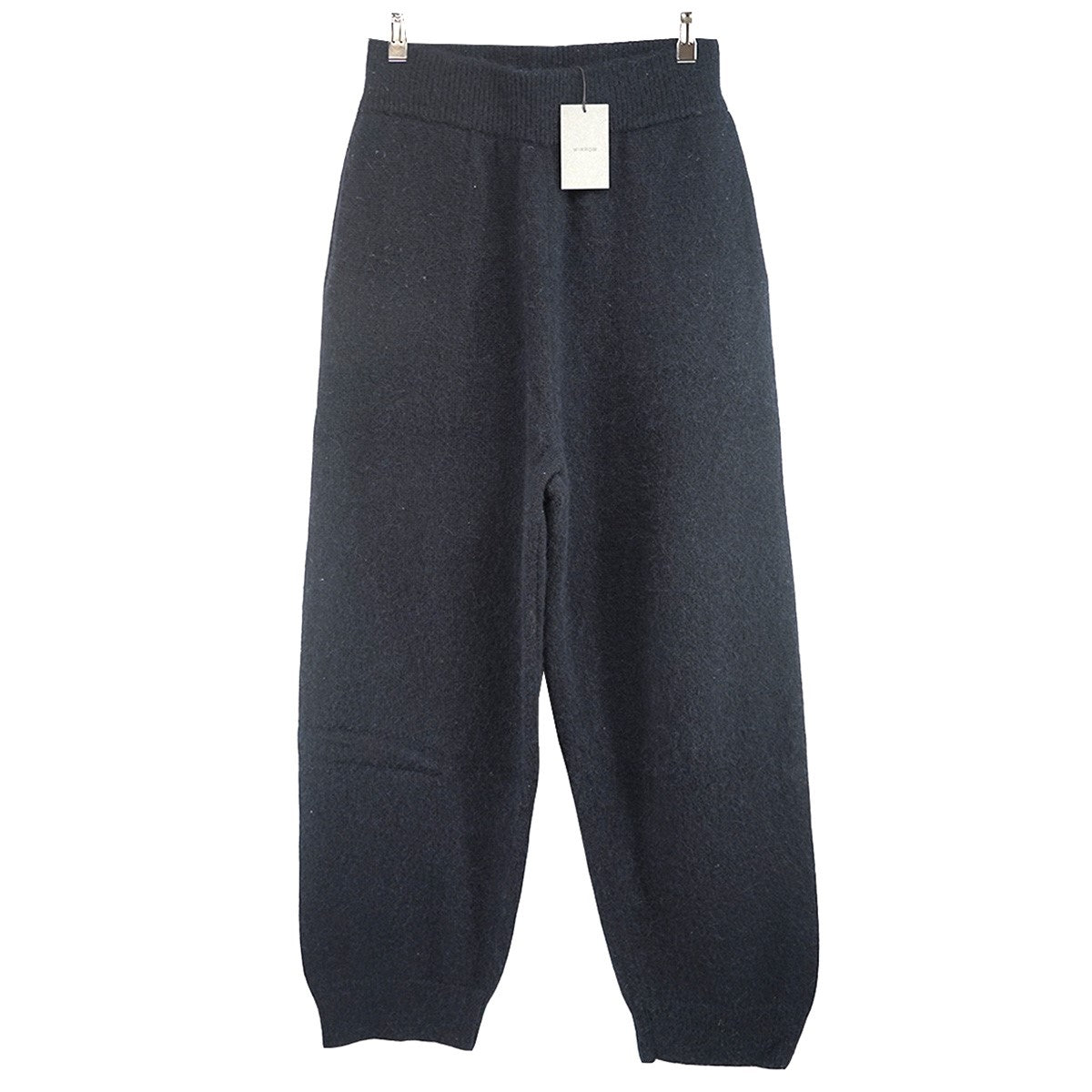 WIRROW 23AW Alpaca wool knit pants ウィロー アルパカウール イージー ニット パンツ 古着・中古-1枚目のアイテム画像