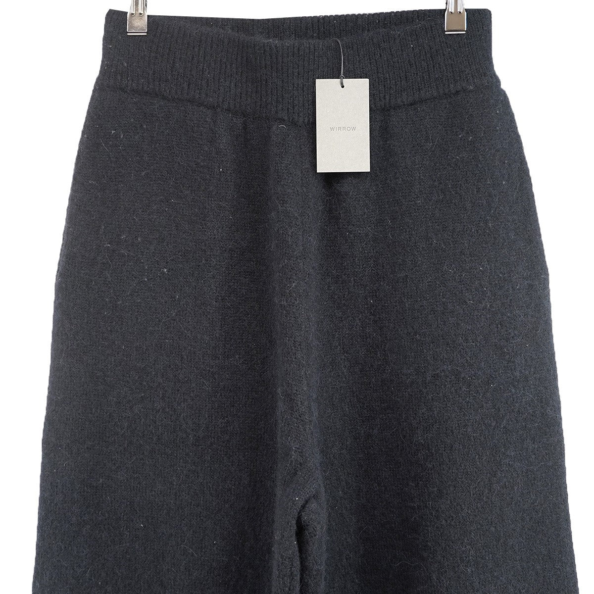 WIRROW 23AW Alpaca wool knit pants ウィロー アルパカウール イージー ニット パンツ 古着・中古-2枚目のアイテム画像