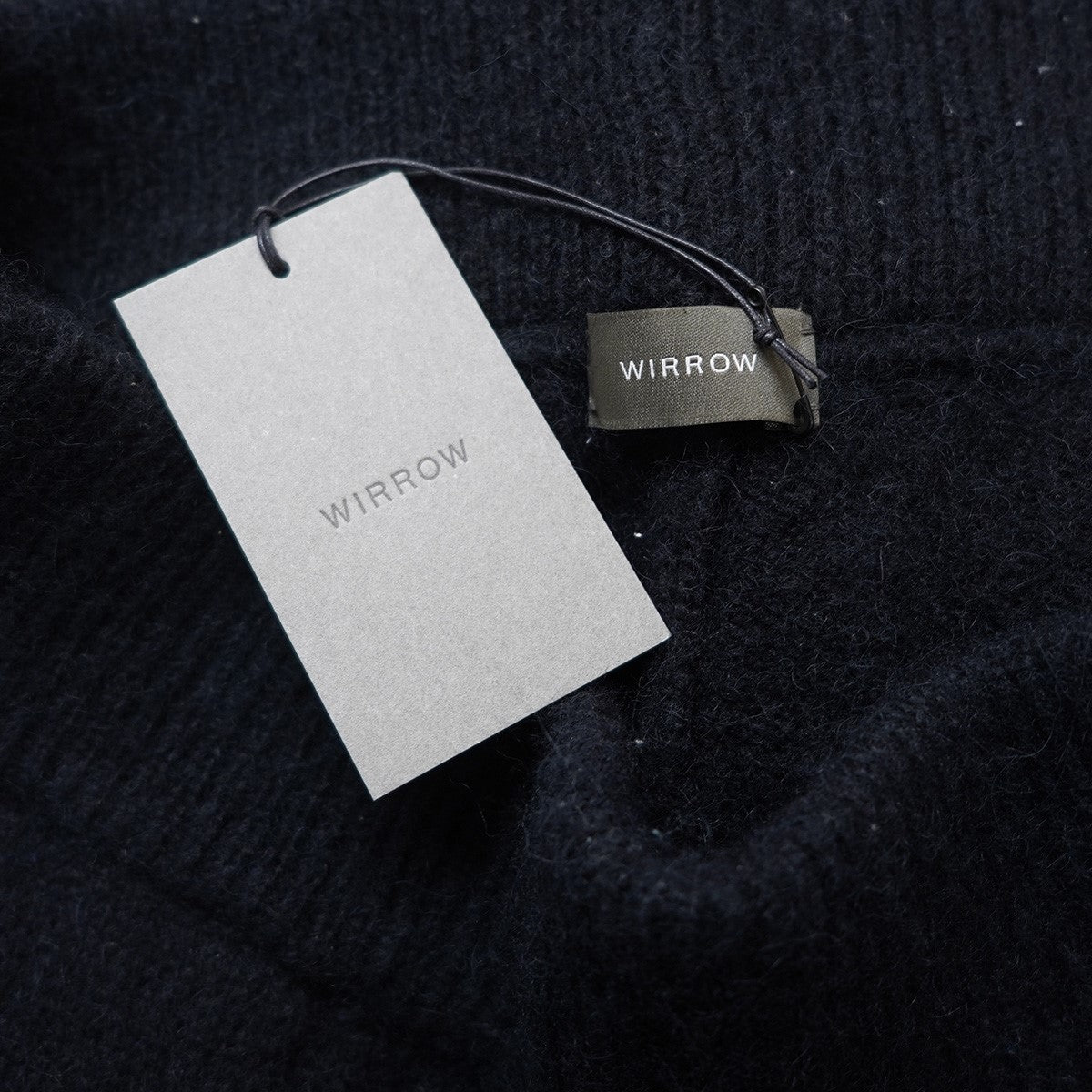 WIRROW 23AW Alpaca wool knit pants ウィロー アルパカウール イージー ニット パンツ 古着・中古-5枚目のアイテム画像