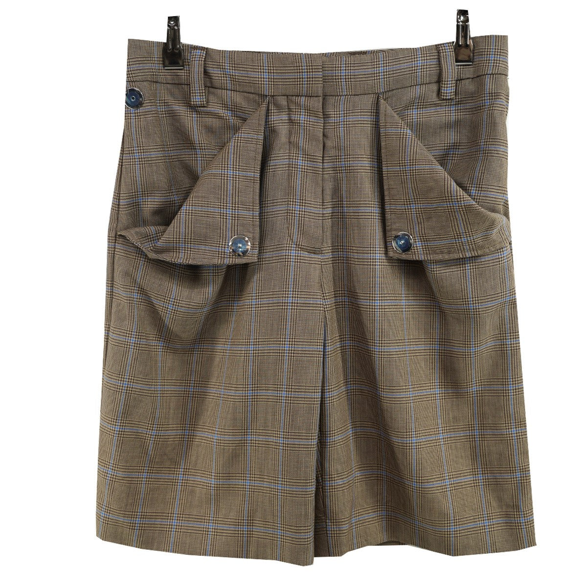 Ladies Birch Brown Mae Prince Of Wales Check Shortsチェック ショーツ ショートパンツ