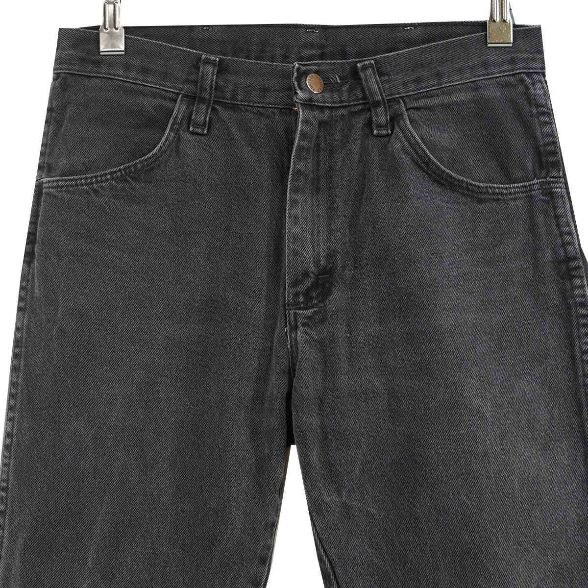 RUSTLER 90s Vintage ヴィンテージ ブラック ストレート デニム パンツ 古着・中古-2枚目のアイテム画像