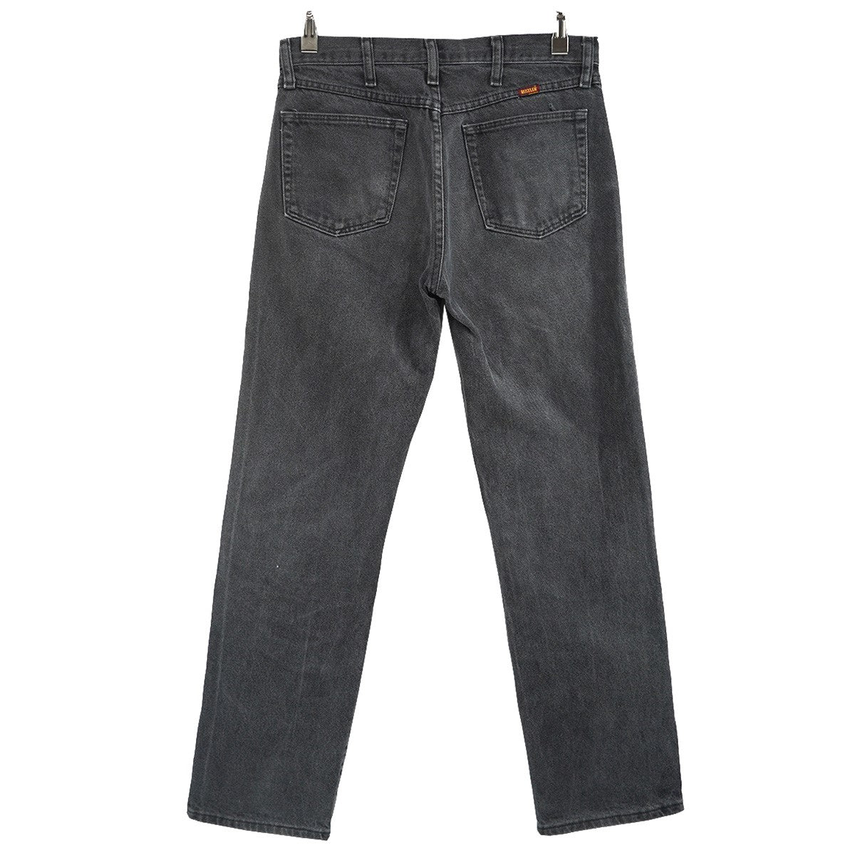 RUSTLER 90s Vintage ヴィンテージ ブラック ストレート デニム パンツ 古着・中古-3枚目のアイテム画像