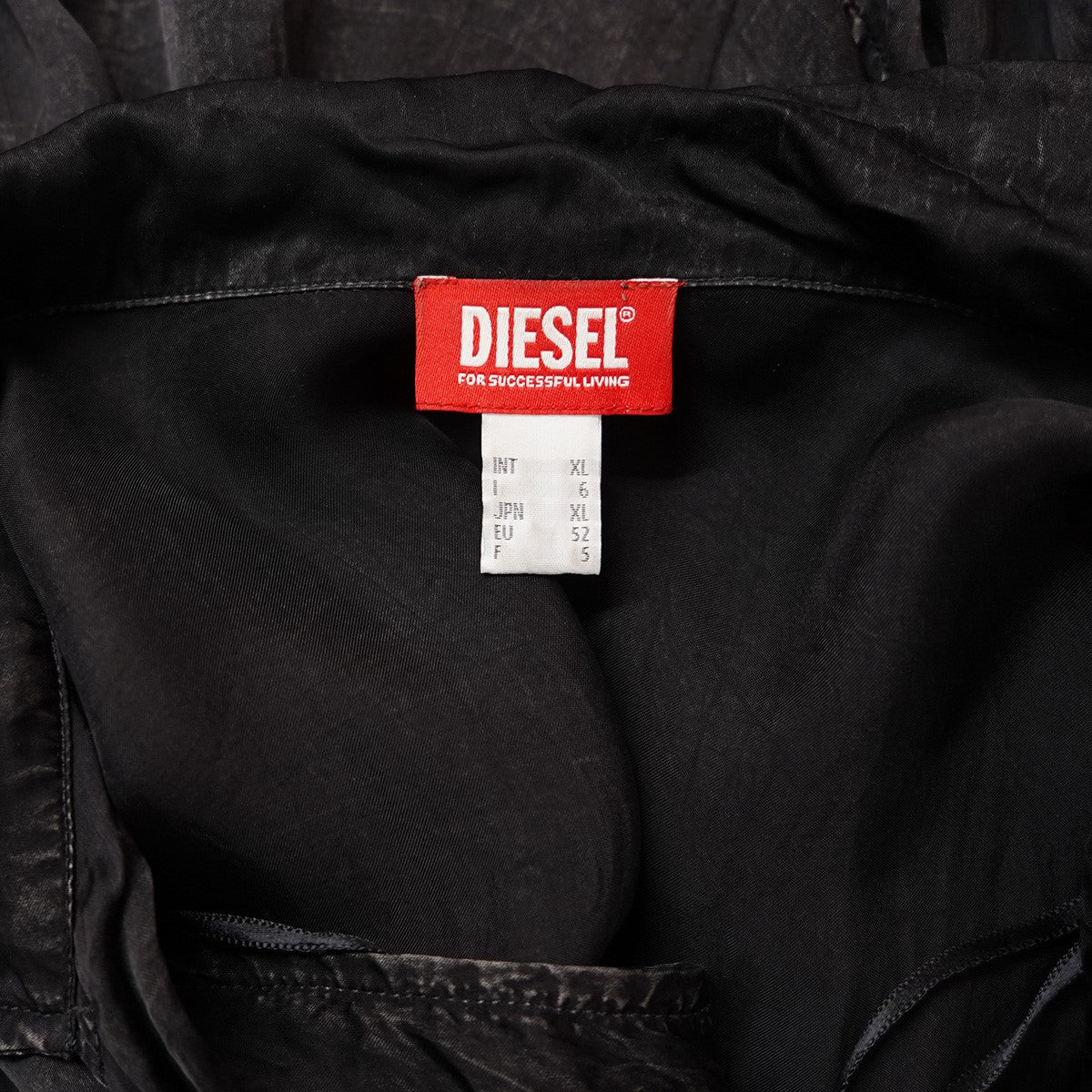 DIESEL by Glenn Martens 25AW Set-keith-dnm Two-piece pajamasセットアップ 加工 レーヨン シャツ イージー パンツ ラウンジウェア 古着・中古-8枚目のアイテム画像
