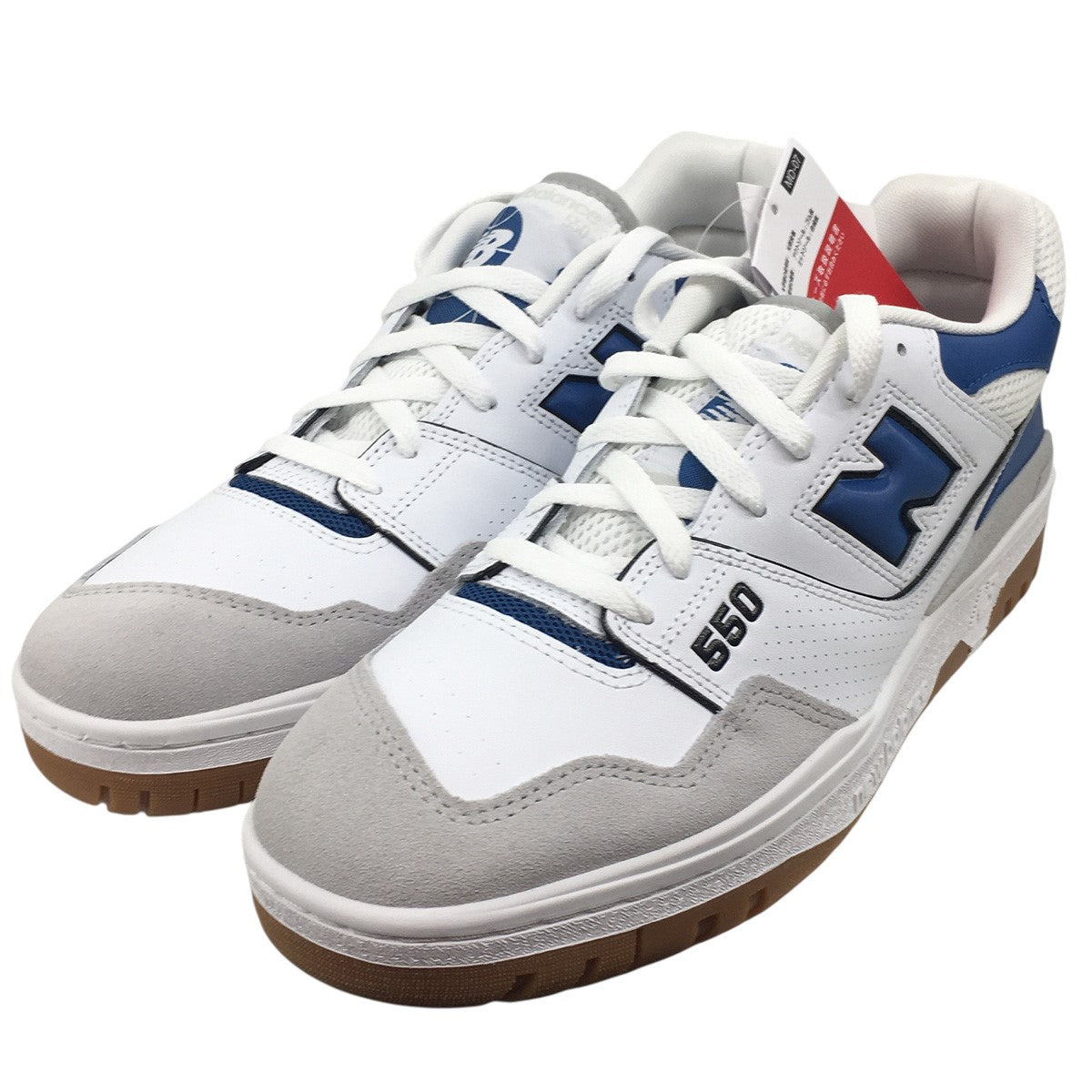NEW BALANCE 550 White／Blue／Gum ブルーガム スニーカー シューズ 靴 古着・中古-2枚目のアイテム画像