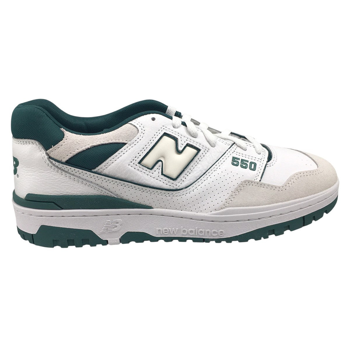 NEW BALANCE 550 White／Vintage Teal ホワイト／ヴィンテージティールスニーカー シューズ 靴 古着・中古-5枚目のアイテム画像
