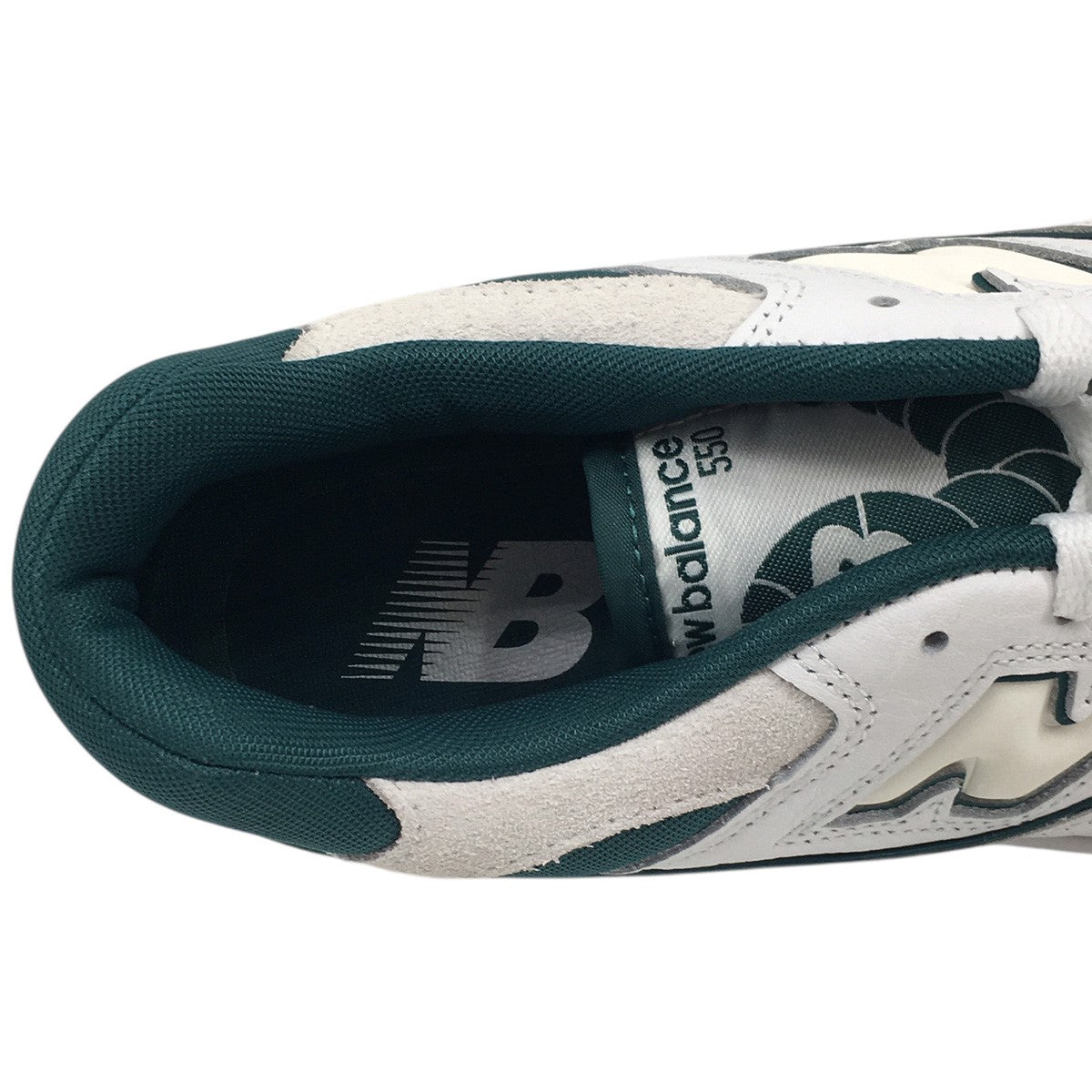 NEW BALANCE 550 White／Vintage Teal ホワイト／ヴィンテージティールスニーカー シューズ 靴 古着・中古-8枚目のアイテム画像