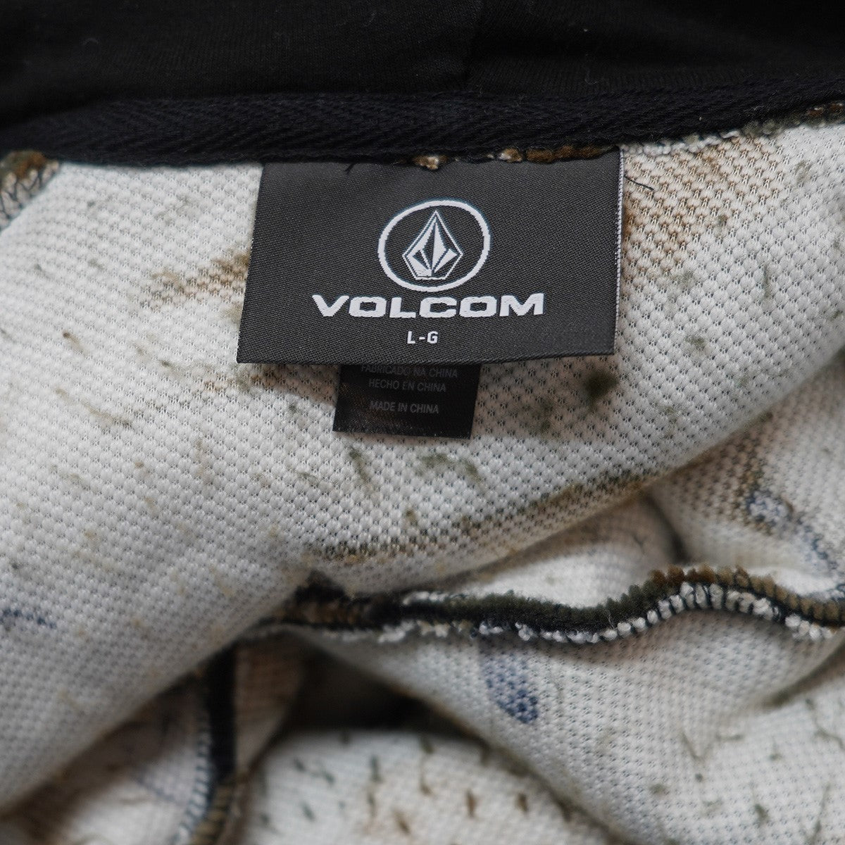 VOLCOM ARSTONE ZIP FLEECE アートストーン ジップ フリースジャケット パーカー 古着・中古-6枚目のアイテム画像