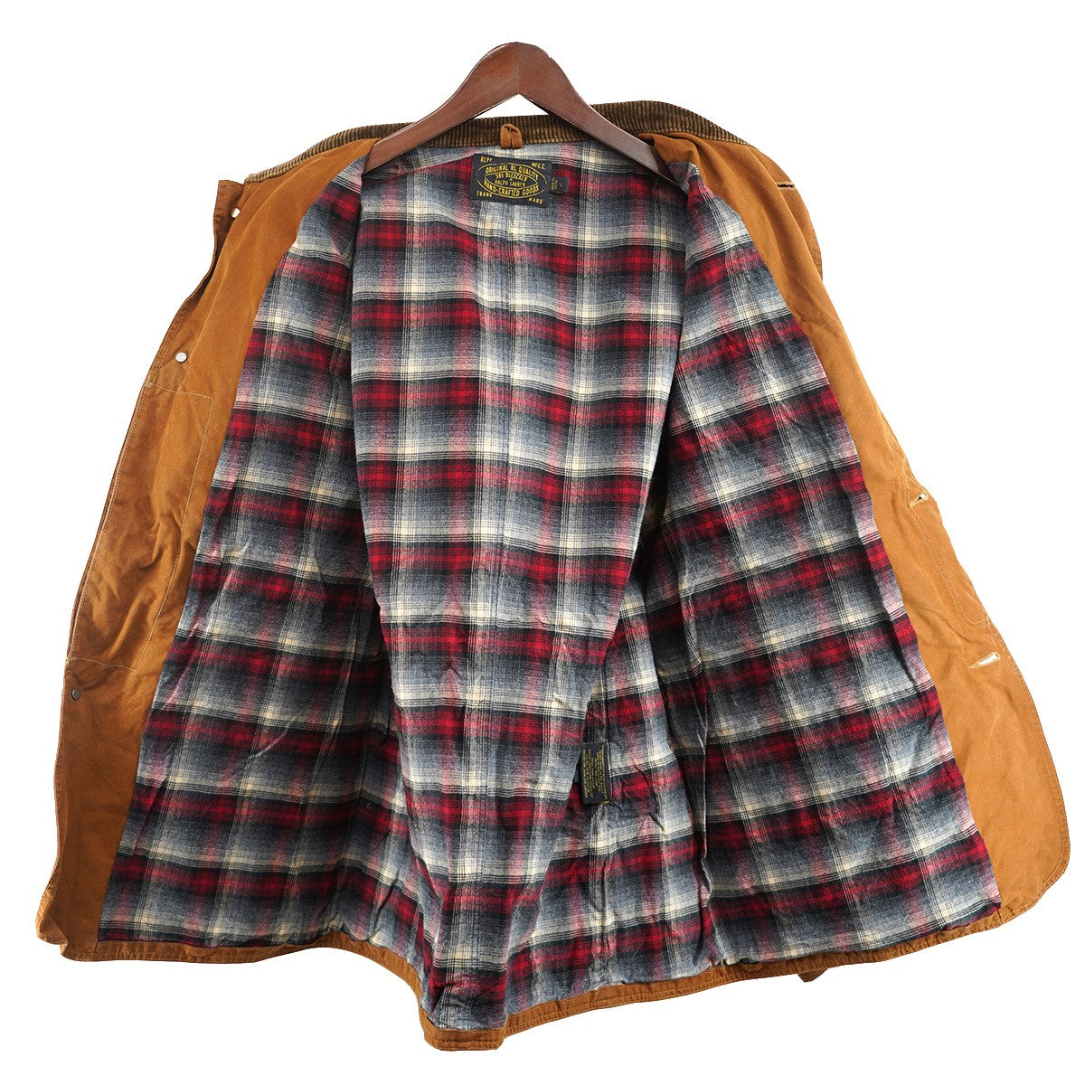 POLO RALPH LAUREN オイルド ワックス 加工 ハンティング ジャケット 古着・中古-7枚目のアイテム画像
