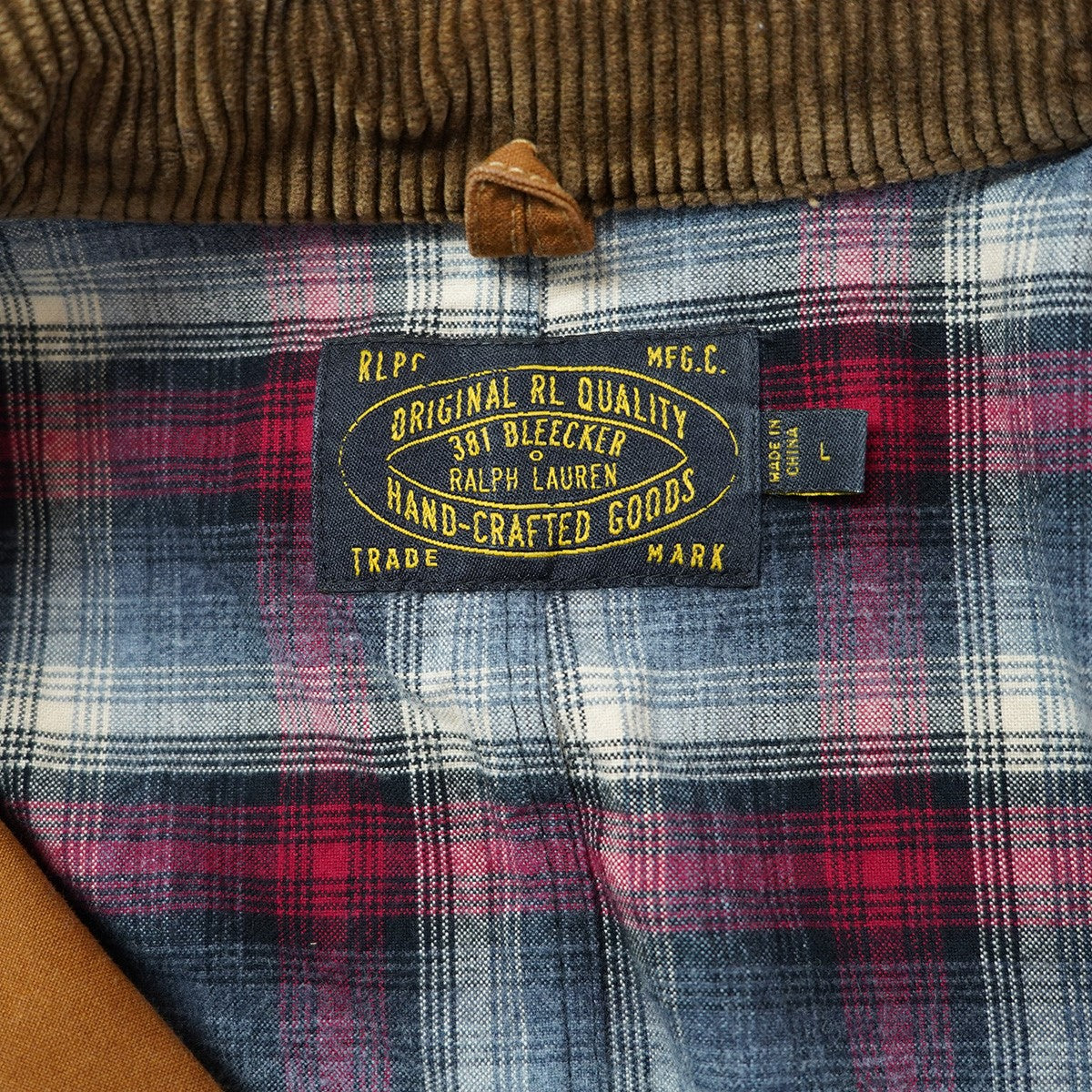 POLO RALPH LAUREN オイルド ワックス 加工 ハンティング ジャケット 古着・中古-8枚目のアイテム画像