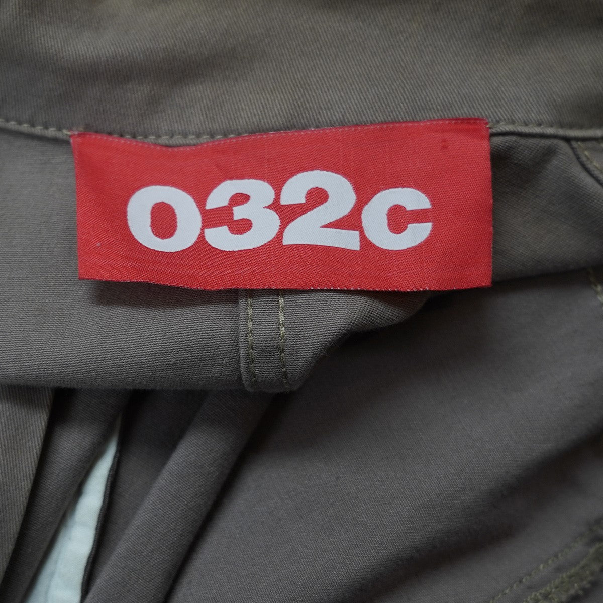 032C(ゼロスリートゥーシー) ロゴ ワークコート ブラウン サイズ L