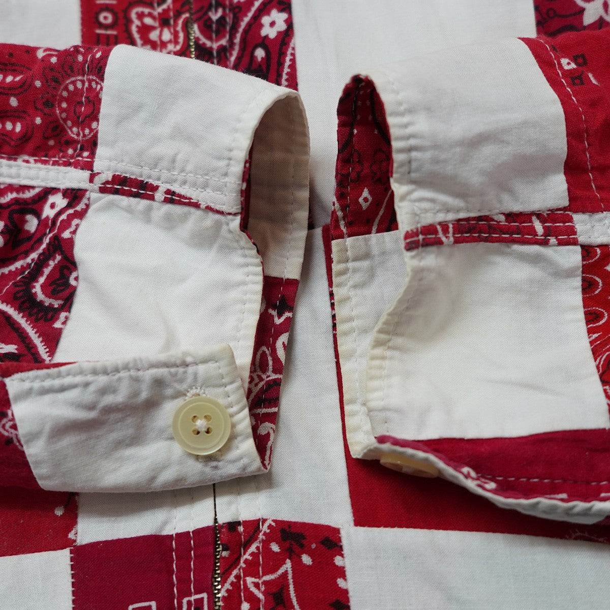 BOWWOW REAL THING PATCHWORK JACKETバンダナ パッチワーク ジップ ジャケット 古着・中古-5枚目のアイテム画像