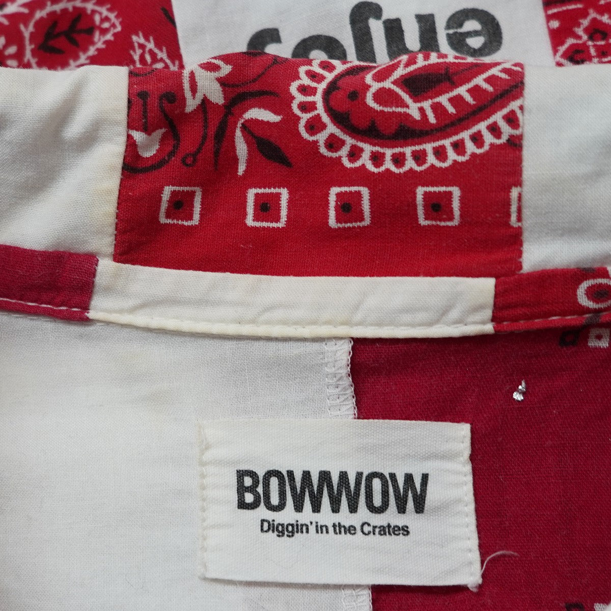 BOWWOW REAL THING PATCHWORK JACKETバンダナ パッチワーク ジップ ジャケット 古着・中古-6枚目のアイテム画像